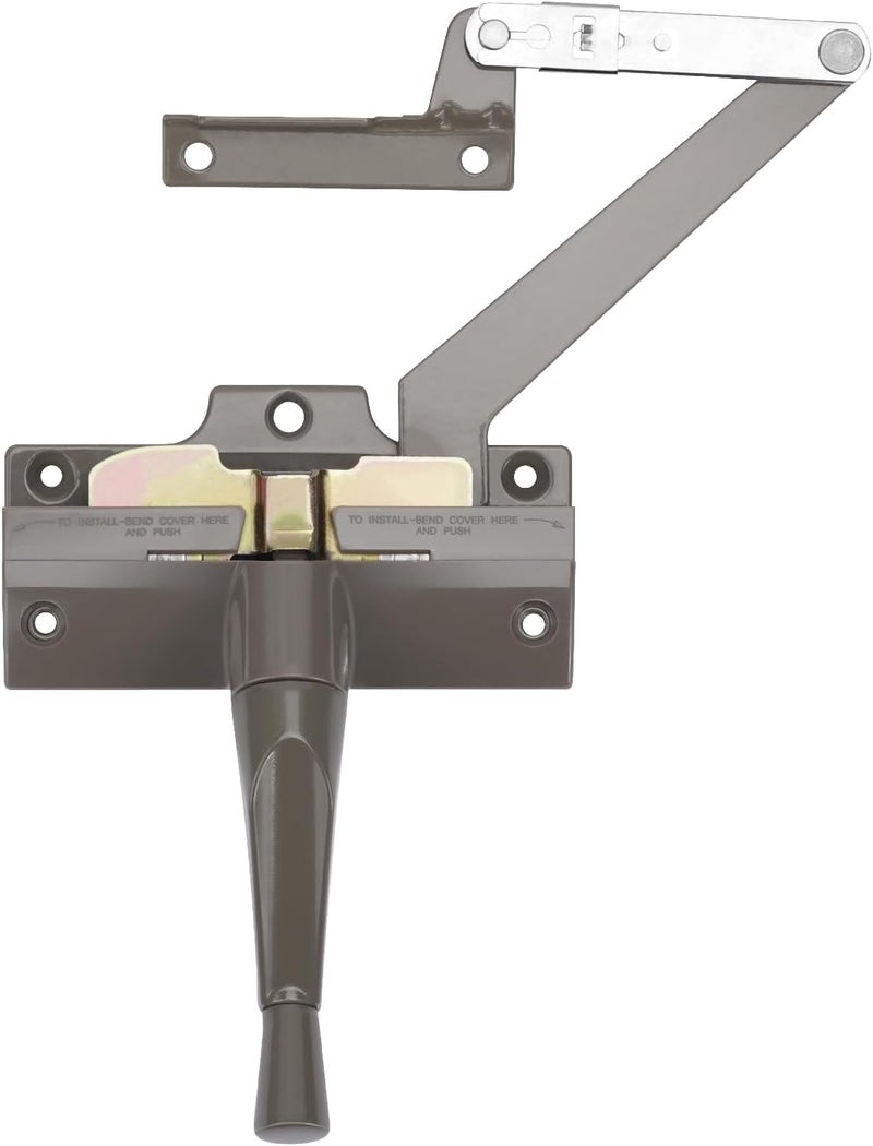 Touri Split Arm Operator for Left Hand with Handle for Replacing Damaged Window Crank Fit Andersen Perma-Shield Casement Window (1982-1995), Stone Color - Image 1